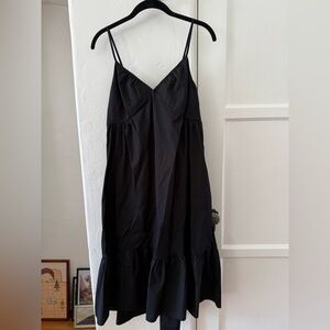 Pleated Black GAP Dress